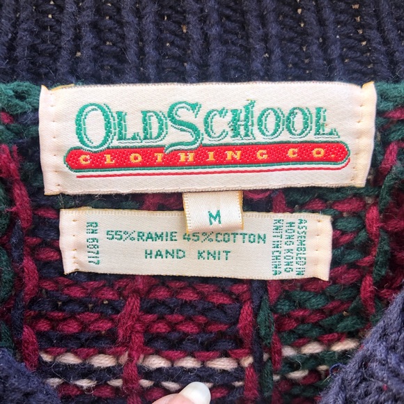 Vintage Old School Clothing Co. Oversized Sweater - Picture 5 of 7